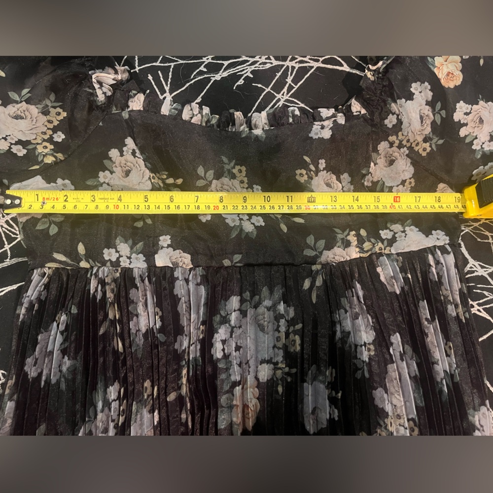 Lulu's Black Floral Long Sleeve Dress - Picture 11 of 11